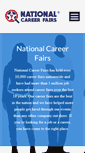 Mobile Screenshot of nationalcareerfairs.com